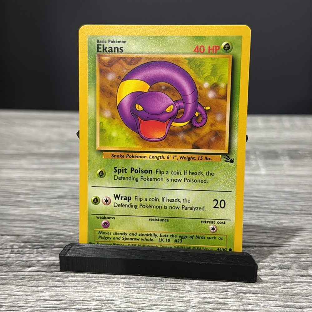 Pokémon | Fossil #46/62: Ekans (1999) - Vintage Collectible Trading Card